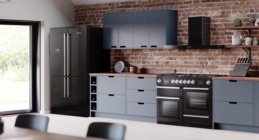 Falcon Réfrigérateur-Congélateur SXS - Noir