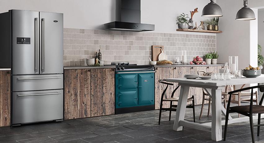 AGA Réfrigérateur-Congélateur DXD - Inox